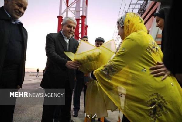 وزیر میراث فرهنگی وارد اهواز شد